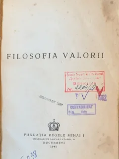 Filosofia valorii - Petre Andrei