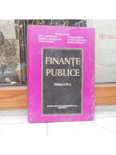 FINANTE PUBLICE EDITIA A IV-A , IULIAN VACAREL