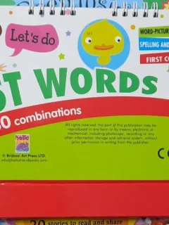 First words with 60 combinations (Primele cuvinte cu 60 de combinatii  -carte in limba engleza)