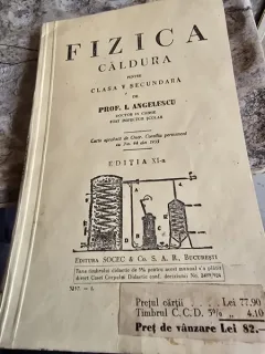 Fizica - Caldura - Clasa V Secundara - I. Angelescu