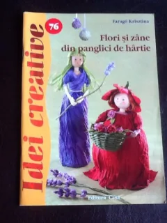 Flori si zane din panglici si hartie