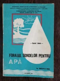 FORAJUL SONDELOR PENTRU APA - CONSTANTIN TUDOR