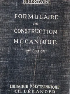 Forlmulaire de Construction Mecanique, R. Fontaine