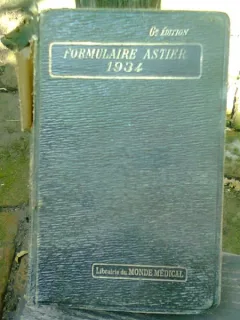FORMULAIRE ASTIER 1934