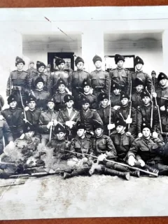 Forografie pluton de infanteristi, perioada interbelica