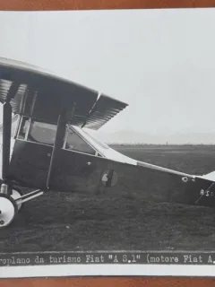 Fotografie, Aeroplan pentru agrement Fiat A.S.1, perioada interbelica