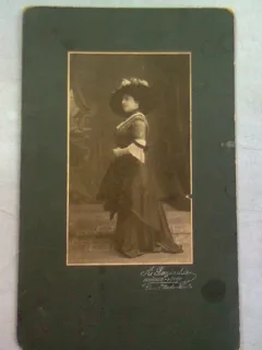 FOTOGRAFIE ANII 1900, REALIZATA DE A. GAZIADES, ATHENES-PIREE