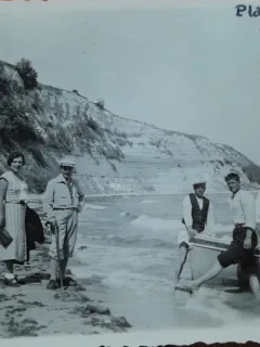Fotografie, Balcic, plaja Teke, perioada interbelica