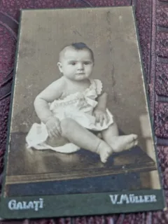 Fotografie bebe, tip CDV