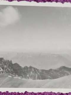 Fotografie, Bucegi, Creasta Tiganesti, 1961