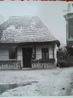 Fotografie, casa din Brad, Transilvania, perioada interbelica