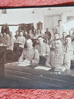 Fotografie, clasa la scoala militara, perioada interbelica