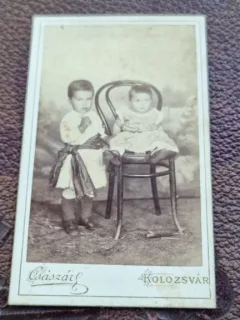 Fotografie copii, tip CDV