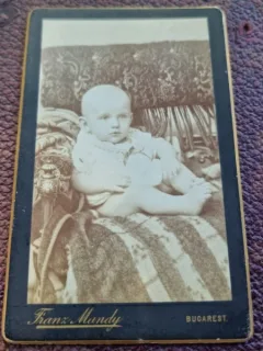 Fotografie copil, tip CDV