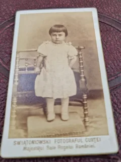 Fotografie copil, tip CDV