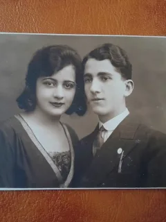 Fotografie de familie, tip Carte postala, 1929, necirculata