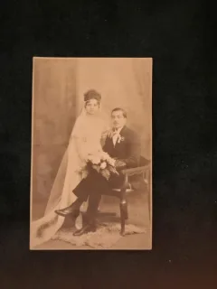 Fotografie de nunta tip carte postala