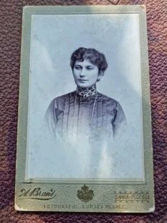 Fotografie Doamna, tip CDV