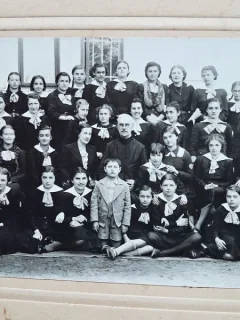 Fotografie eleve de la pension, 1939