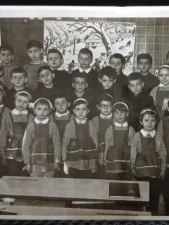 Fotografie, Elevi in scoala primara, perioada comunista