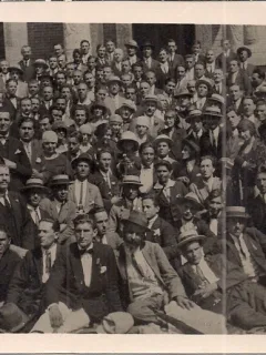Fotografie facuta la Sinaia in 27 iulie 1924
