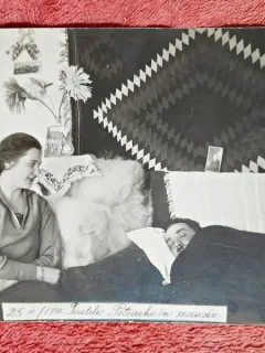 Fotografie, fratele Petrachi in excursie, 1930