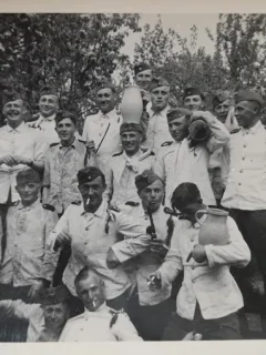 Fotografie, grup de militari germani, 1941