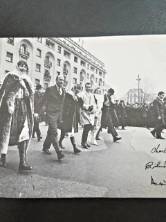 Fotografie invitati straini la Bucuresti, perioada comunista