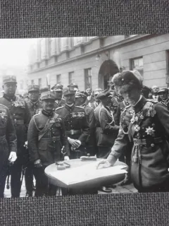 FOTOGRAFIE ION ANTONESCU LA VARSOVIA, PERIOADA 1920...1930
