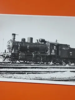Fotografie Locomotiva CFR - 130 T41 - Bucuresti Catelu - iulie 1973