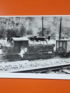 Fotografie Locomotiva CFR 375.032 - Stana de Vale - 30.07.1970