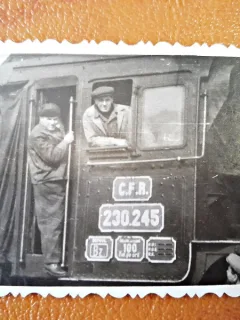 Fotografie locomotiva cu aburi, 1967