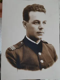 Fotografie, militar, capitan, perioada interbelica