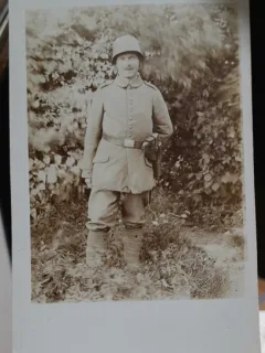 Fotografie, militar din primul razboi mondial