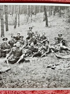 Fotografie, militari in Campania Topografica, 1934