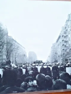 Fotografie, miting de protest, Bucuresti 2009