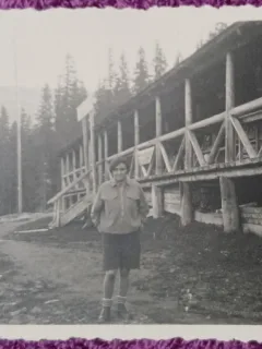 Fotografie, Muntii Bucegi, Casa Pestera, 1933