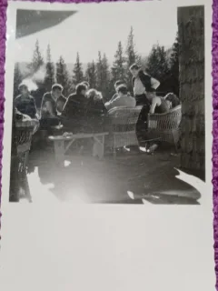 Fotografie, Muntii Bucegi, Terasa de la Pestera, 1959