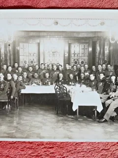 Fotografie, ofiteri la un eveniment in Praga, 1931