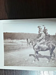 Fotografie perioada interbelica, militar cavalerie