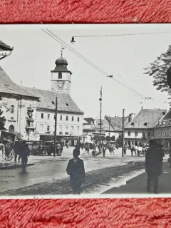 Fotografie, Piata din Sibiu, 1934