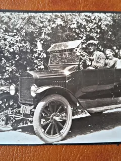 Fotografie, plimbare cu masina, 1934