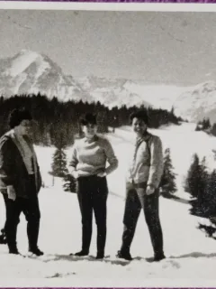 Fotografie, Predeal, Poiana Secuilor, martie 1965
