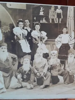 Fotografie, serbare de Craciun, perioada interbelica