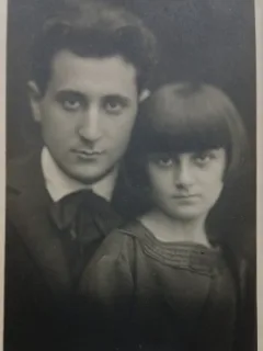 Fotografie tip Carte Postala, Adolescenti, 1925