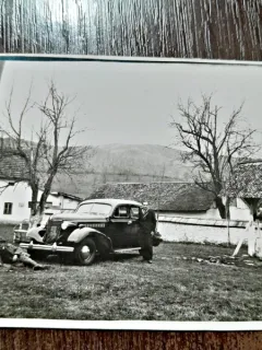 Fotografie tip Carte Postala, autoturism perioada interbelica, necirculata