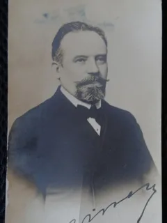 Fotografie tip Carte Postala, Constantin G. Disescu, Profesor Universitar si Ministru
