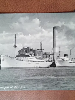 Fotografie tip carte postala, Esberg - Englandskajen, inceput de secol XX
