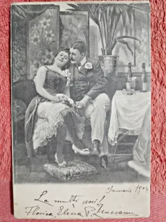 Fotografie tip carte postala, familie 1903