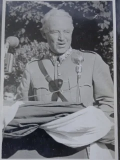 Fotografie tip Carte postala, Generalul elvetian Henri Guisan (1874-1960)